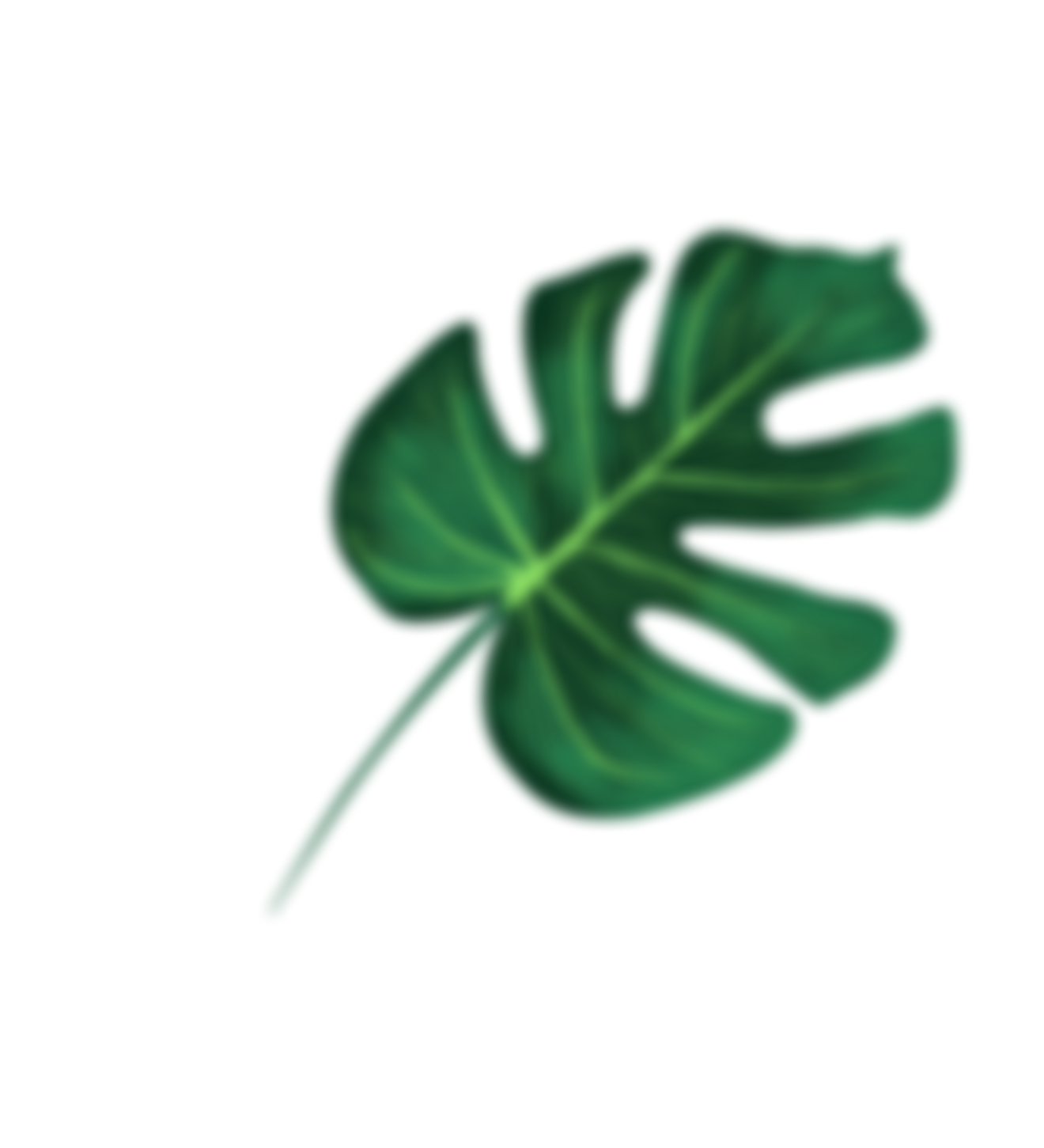 —pngtree—hand painted noise green leaf element 4054582 1